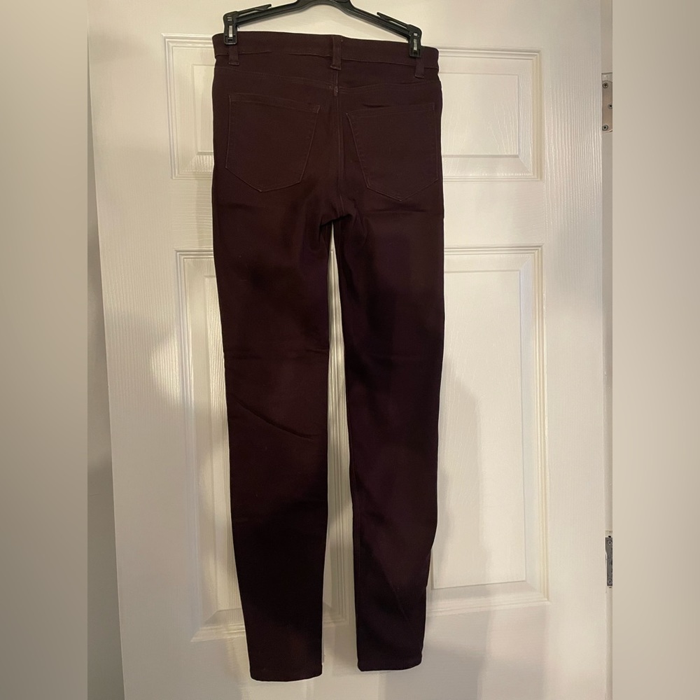 Burgundy Skinny Jeans - Bought in Budapest! - Picture 3 of 5